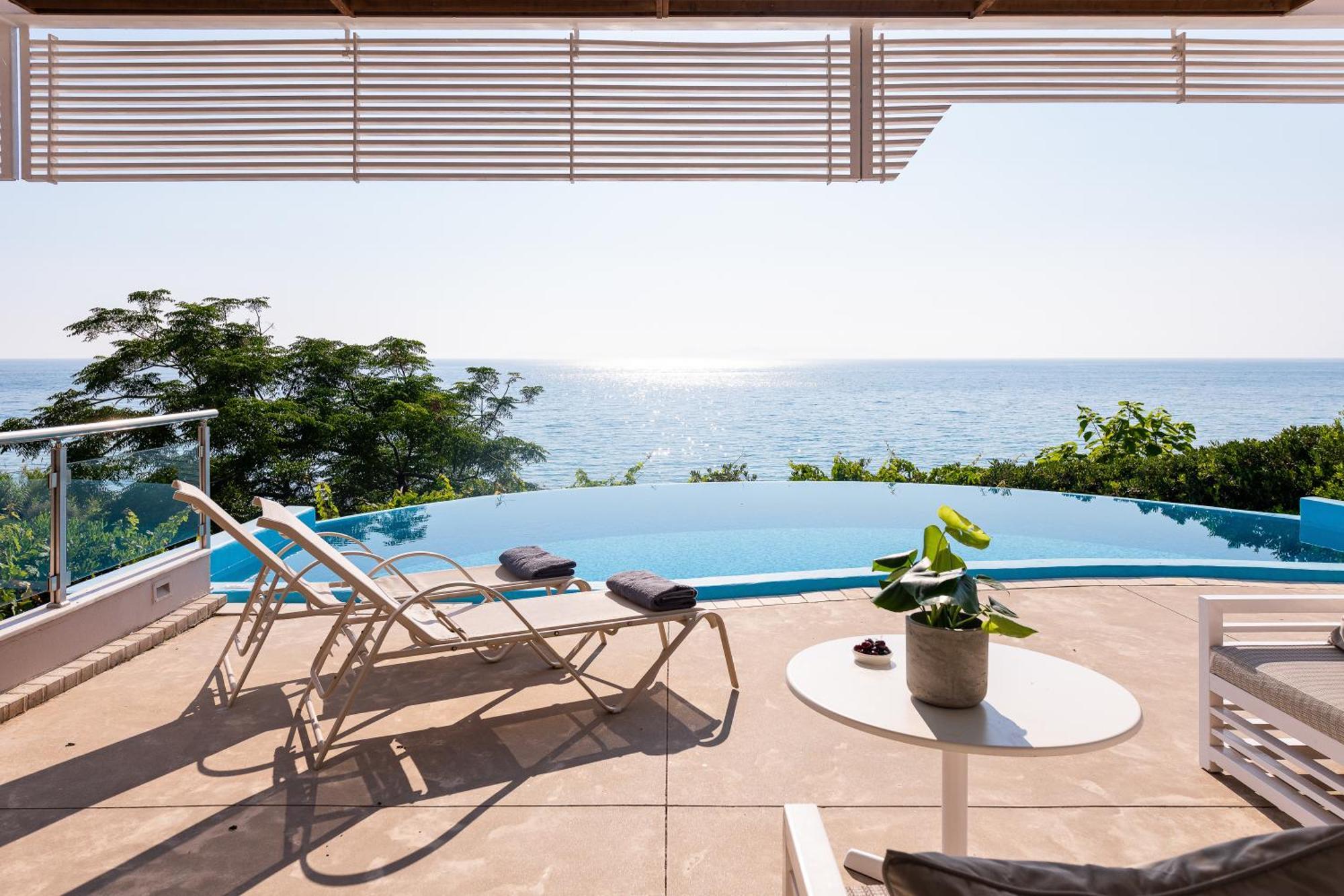 Mare Dei Suites Hotel Ionian Resort Szkafidiá Kültér fotó