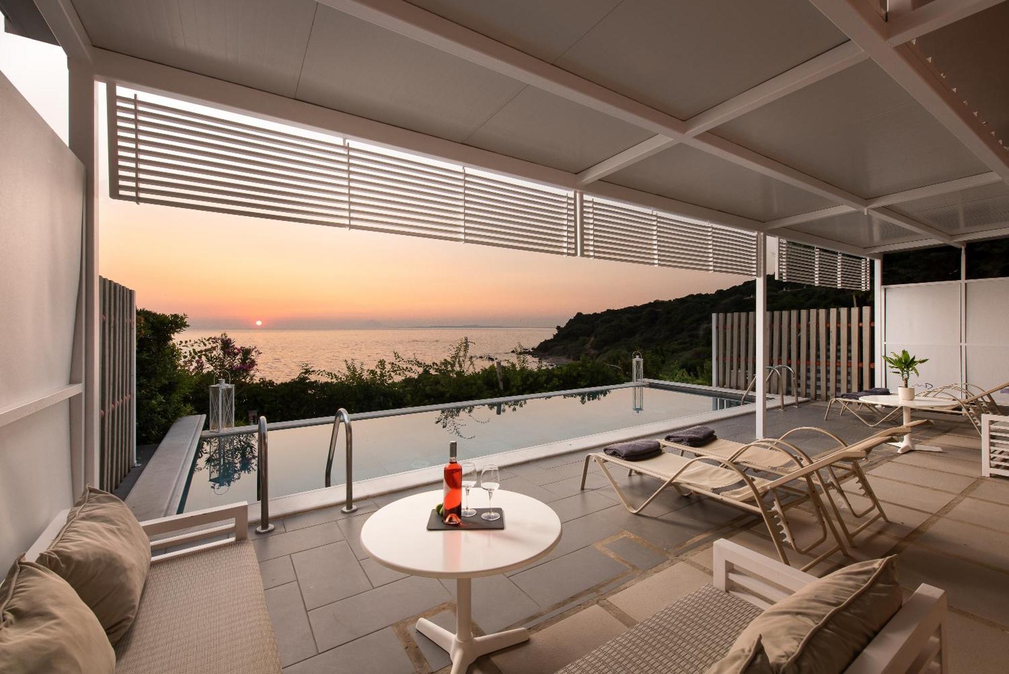 Mare Dei Suites Hotel Ionian Resort Szkafidiá Kültér fotó