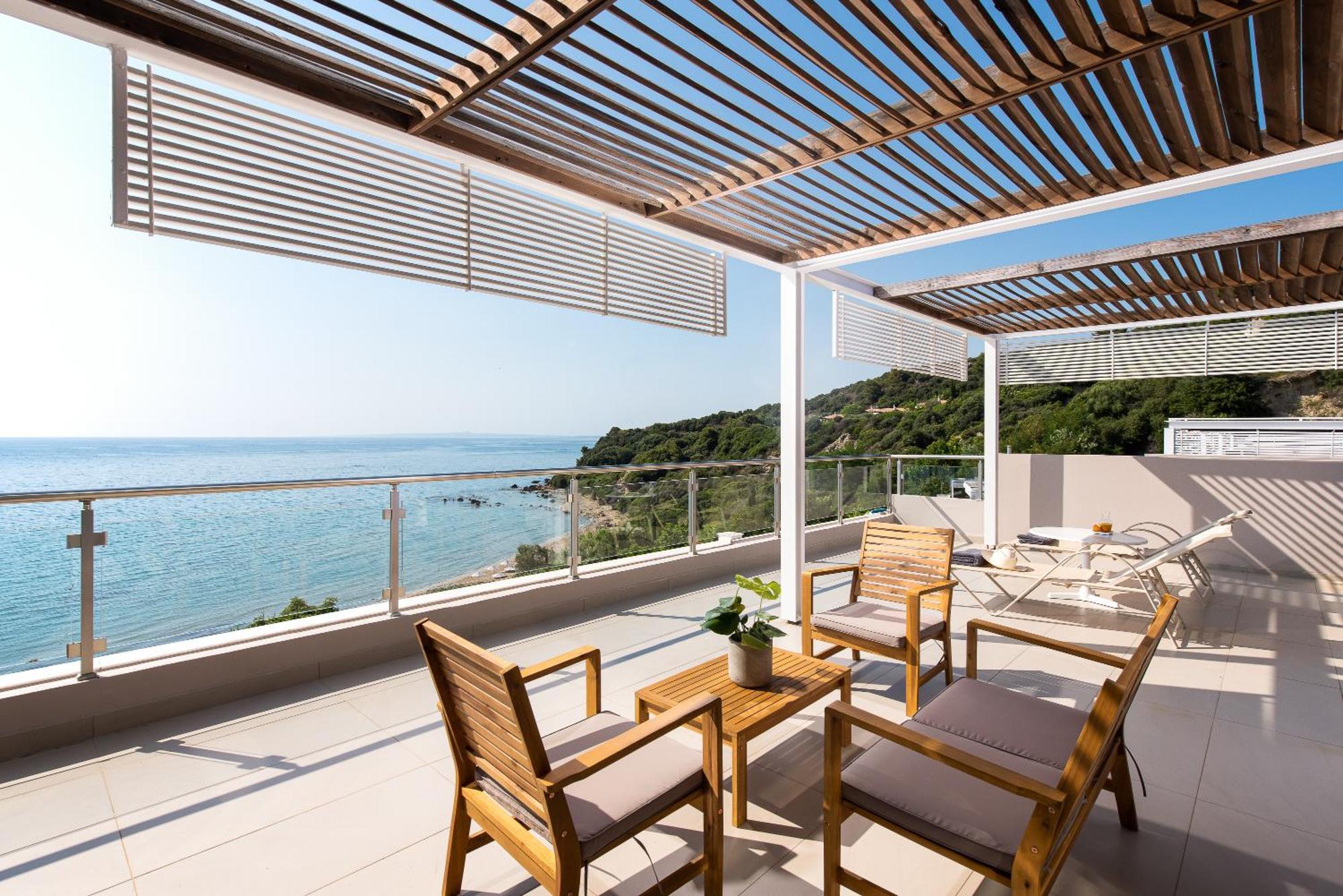 Mare Dei Suites Hotel Ionian Resort Szkafidiá Kültér fotó