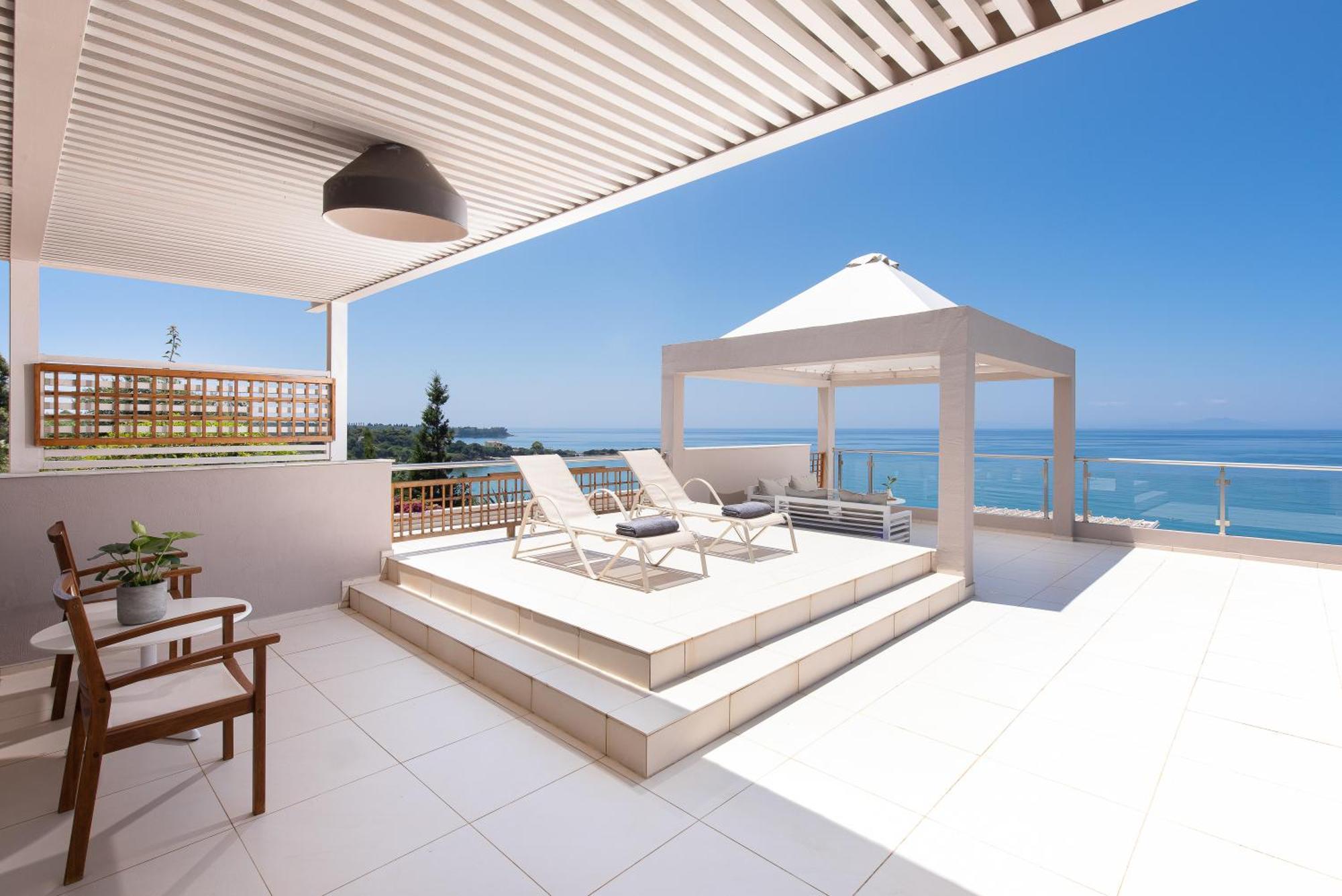 Mare Dei Suites Hotel Ionian Resort Szkafidiá Kültér fotó