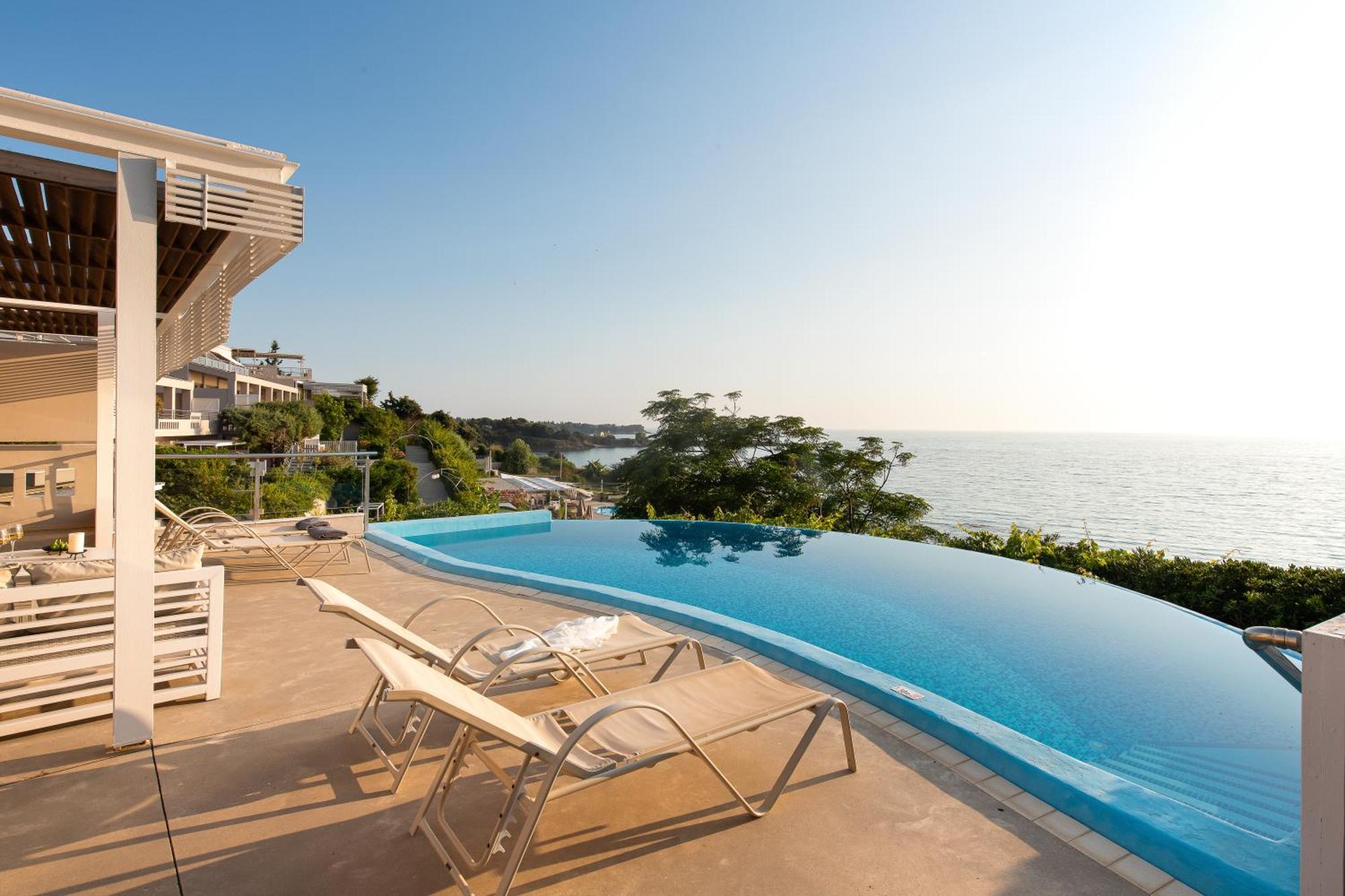 Mare Dei Suites Hotel Ionian Resort Szkafidiá Kültér fotó