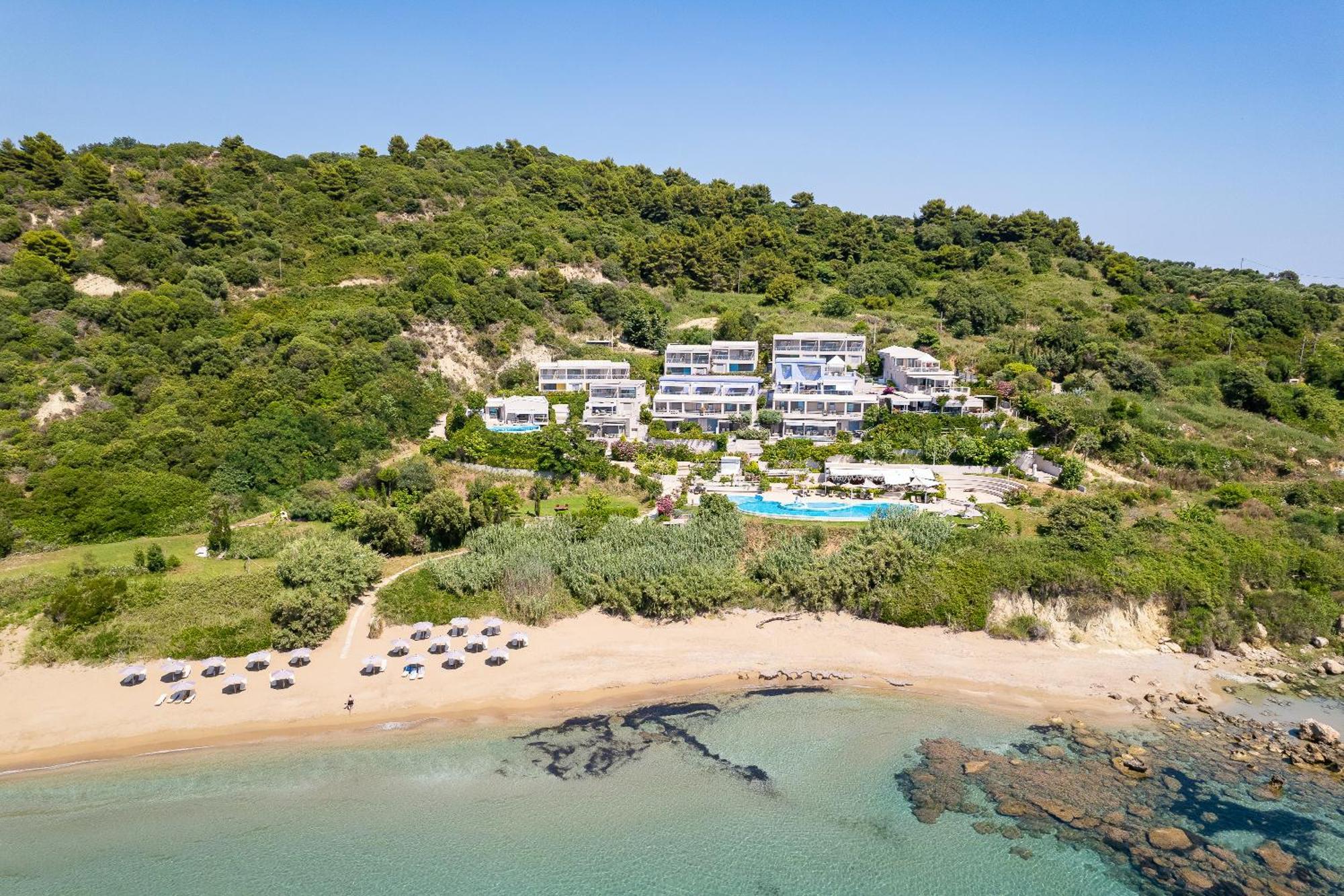 Mare Dei Suites Hotel Ionian Resort Szkafidiá Kültér fotó